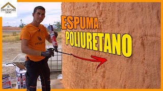 🔶 AISLAMIENTO de ESPUMA POLIURETANO PROYECTADO 🔶 Tipos de aplicaciones y usos [upl. by Jeramie]