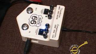 Visual Sound Route 66 Overdrive Compression stompbox DEMO  KRANK REV Jr PRO [upl. by Boswall834]