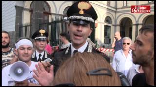 Bifolco Comandante Carabinieri Mi tolgo il cappello ma No ai muro contro muro [upl. by Amandy]