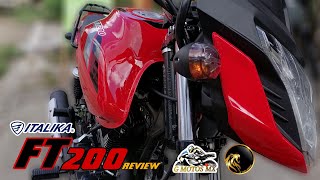 Italika FT 200 🔴⚫ 2023 Review  G Motos Mx 🏍️ [upl. by Dottie]