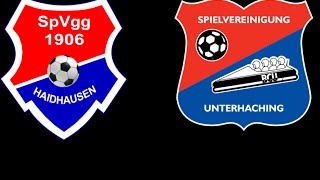 SpVgg 1906 Haidhausen  SpVgg Unterhaching  BFV Totopokal Achtelfinale [upl. by Walke51]