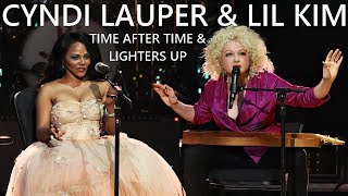 Cyndi Lauper ft Lil Kim  Time After Time amp Lighters Up Mandela Day Live 2009 [upl. by Zak40]