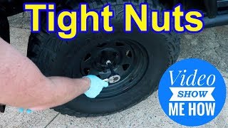 How to Torque Wheel Nuts or Lug Nuts  Quick and Easy [upl. by Kryska]