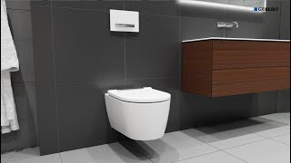 Geberit ONE WC  Installation [upl. by Vernen]