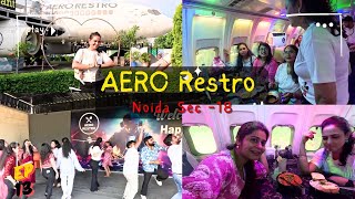 Best place for couples I Aero Restaurant Noida I Flight Restaurant I Noida Price I Prisha Vlogs [upl. by Malarkey833]