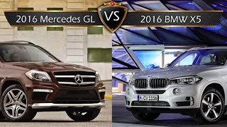 2016 Mercedes GL vs BMW X5  By the Numbers [upl. by Eiryk100]