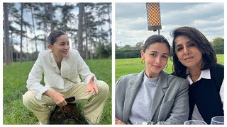 Alia Bhatt Shares Precious Moment With Neetu Kapoor Drops New Photos Fans React [upl. by Teodorico]