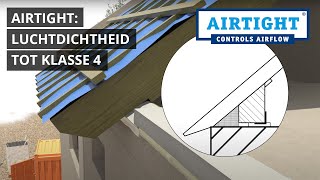 Airtight Dakvoetisolatie  Luchtdichte dakvoet hellend dak [upl. by Saxela344]