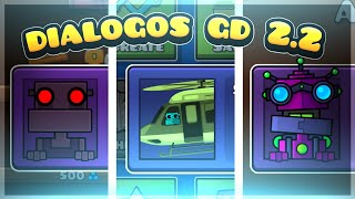 TODOS los DIALOGOS en ESPAÑOL  Geometry Dash 22 [upl. by Sucul242]