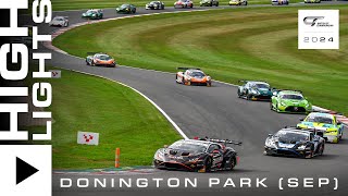 HIGHLIGHTS  Race  Donington Park  British GT 2024 [upl. by Iona717]