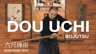 Bojutsu Dou Uchi 胴打ち Bojutsu basics of Kukishin Ryu [upl. by Olumor349]