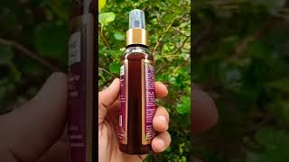 Khadi Red Onion amp Black Seed Ayruvedic Hair Oil Review After Using onionhairoil [upl. by Assiralc]