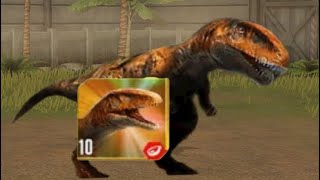 Jurassic World The Game  ep 1038  Carcharodontosaurus [upl. by Jacy]