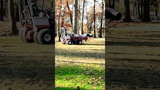 This huge leaf blower is so Metal autumn autumncolors fall leaves leaf fallcleanup park [upl. by Lj]