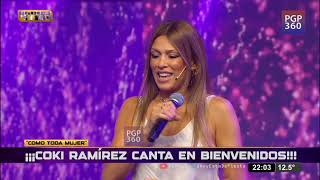 COKI RAMIREZ · COMO TODA MUJER · En VIVO · Bienvenidos a Ganar · 2024 [upl. by Nahtannoj]