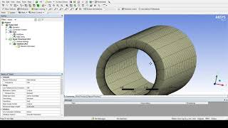 ANSYS Meshing  Structured Hexahedral mesh for a Pipe [upl. by Granoff87]