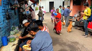 【Street Food】Indian Roadside Curry Stall [upl. by Syl664]