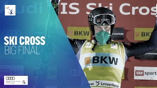 David Mobaerg SWE  Winner  Mens Ski Cross  Arosa  FIS Freestyle Skiing [upl. by Darraj]