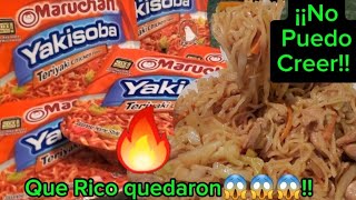 😱RAMEN MARUCHAN MIRA QUE RICO 😲 [upl. by Beatty]