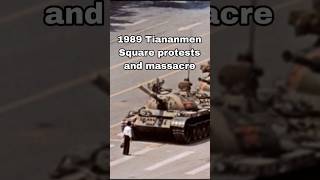 1989 Tiananmen Square protests and massacre ytshortsvideo facts tiananmensquare china info [upl. by Leuqram75]