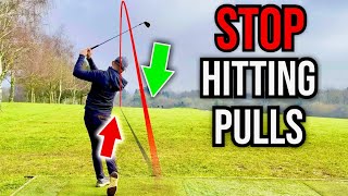 How To Stop Pulling The Golf Ball  2 Easy Drills [upl. by Savory]