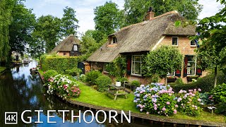 Giethoorn Netherlands 🇳🇱 The Most Beautiful Village in The Netherlands 4K 60p [upl. by Alda]