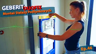 GEBERIT DuoFix  Montaż stelaży podtynkowych  Epizod 46 [upl. by Pufahl744]