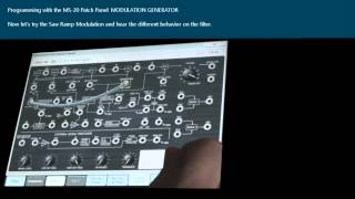 Korg Kronos Tutorial 13 MS20 Patch Panel Programming [upl. by Daph470]