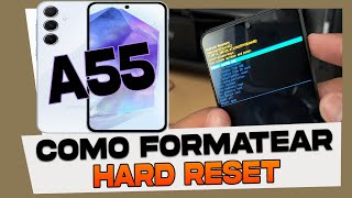 Como Hacer Hard Reset  Reseteo de Fabrica en Samsung Galaxy A55 [upl. by China]