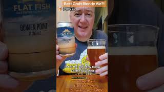 Bowen Point by Flat Fish Brewing of Camarillo CA BeerGoals Best blonde ale beer beers [upl. by Mixam439]