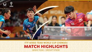 Korea Republic vs Singapore  Group 4  Stage 1  ITTF Mixed Team World Cup 2023 [upl. by Lyons624]