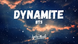 BTS  Dynamite Lyrics [upl. by Town]