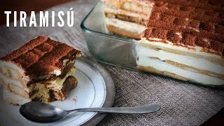 TIRAMISÚ ITALIANO 🇮🇹  Receta fácil y rápida [upl. by Susann]