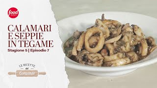 La ricetta dei calamari e seppie in tegame  Le Ricette del Convento [upl. by Valerian]