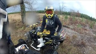 OFF ROAD ATVQUAD Février 2014 Partie I quotCircuitquot 660 et 700 Raptor 450 YFZ  450 LTR Rockstar [upl. by Lirrad734]