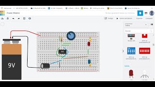 OSCILADOR 555 EN TINKERCAD [upl. by Acimaj]