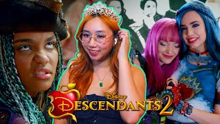 Is Descendants 2 BETTER than the first movie FIRST TIME WATCH [upl. by Cal]