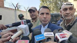 Farooq Shah talking with media in Srinagar [upl. by Call983]