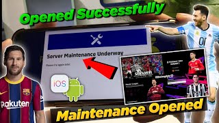 😯efootball 2022 mobile server maintenance underway  server maintenance underway pes 2022 [upl. by Netty939]