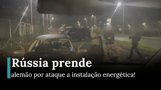 Rússia Acusa Alemão de Planejar Sabotagem em Instalações Energéticas  AB1B [upl. by Dichy638]