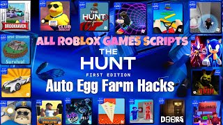 EVENT THE HUNT ALL SCRIPTS BADGES  Auto Farm eggs  Roblox The Hunt Hacks Scripts Mobile and Pc [upl. by Bissell]