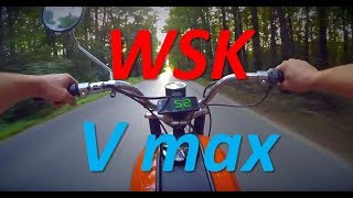 WSK 125 TEST PRĘDKOŚCI od ZERA do VMAX [upl. by Akirdnas]