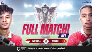 FULL MATCH LEG 1 INDONESIA VS VIETNAM  AFC eASIAN CUP QATAR [upl. by Leunamme627]