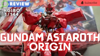 Review HGIBO Gundam Astaroth Origin [upl. by Orimar]