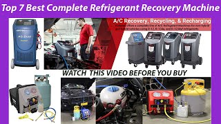 Top 7 Best Complete Refrigerant Recovery Machine in 2023 Reviews amp Buying guide [upl. by Sonitnatsok]