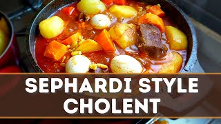 Sephardi style CHOLENT  חמין בסיגנון מורוקאי [upl. by Nav552]