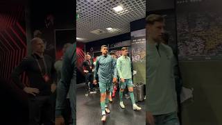 TOTTENHAM The Players in the Tunnel Ferencváros v Spurs Europa League [upl. by Hobbie308]