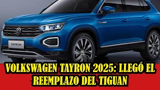 Volkswagen Tayron 2025 llegó el reemplazo del Tiguan para todo Europa [upl. by Enyawal]