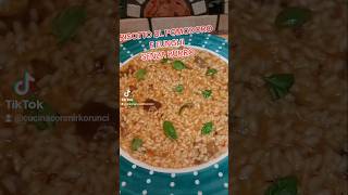 RISOTTO AL POMODORO CON FUNGHI MISTI SENZA BURRO [upl. by Sverre800]