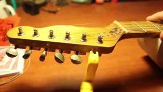 Como Cambiar Cuerdas Guitarra Telecaster HD1080 [upl. by Umeko194]